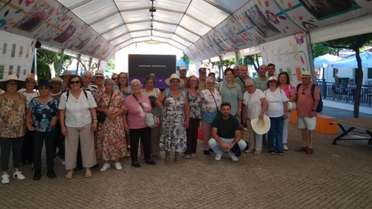 Vista do grupo Animasenior de Avis e Aldeia Velha a Campo Maior